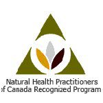 A logo of the natural health practitioners of canada recognized program.