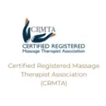 A logo for the certified registered massage therapist association.