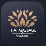 A logo of thai massage and wellness